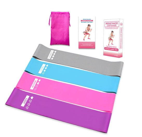 Widerstandsbänder Set – Elastische Fitness Booty Bänder für Yoga, Pilates &amp; Ganzkörpertraining