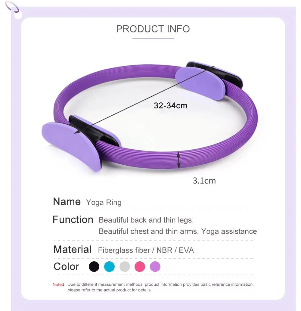 Pilates Fitness Ring – Yoga &amp; Pilates Circle für effektives Ganzkörpertraining zuhause