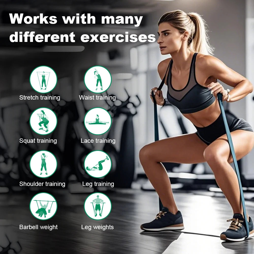 Fitness Widerstandsbänder Set 5–120lbs – Profi Resistance Bands für Krafttraining, Yoga &amp; Home Gym
