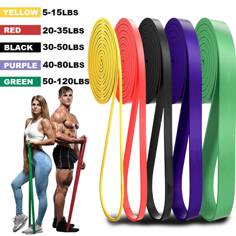 Fitness Widerstandsbänder Set 5–120lbs – Profi Resistance Bands für Krafttraining, Yoga &amp; Home Gym